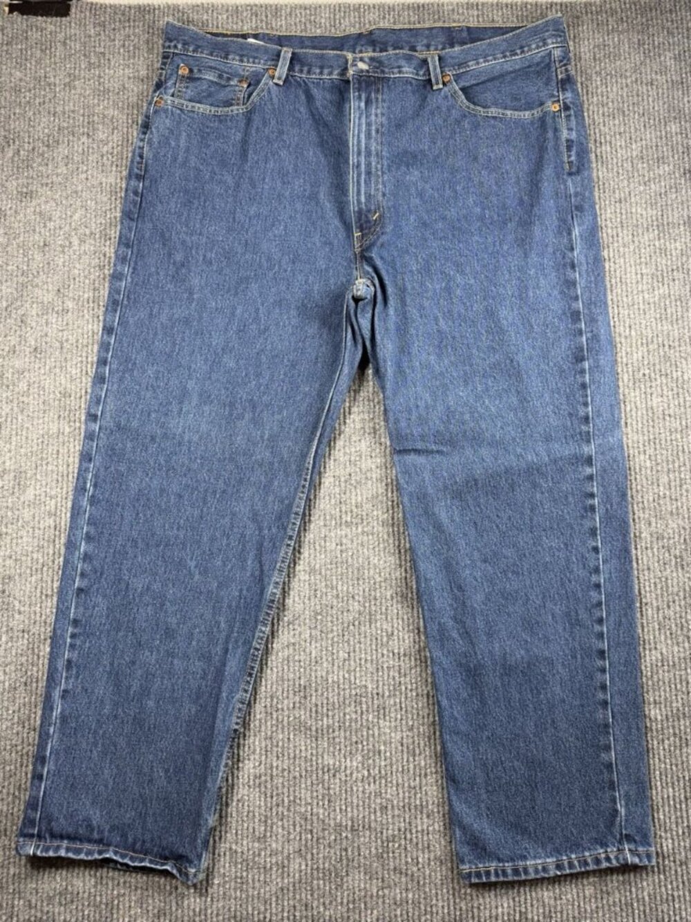 Levis 550 Jeans Mens 44x30 Blue Relaxed Slight Taper 100% Cotton Medium Wash